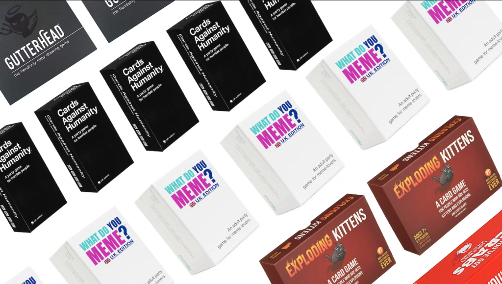 Multiple card game boxes